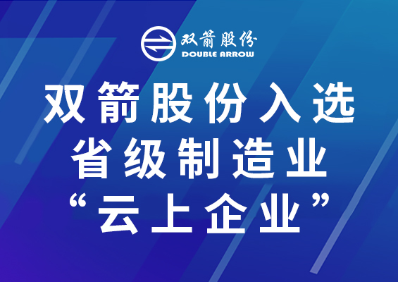 云上展翅，智領(lǐng)未來 | 雙箭股份又獲省級榮譽(yù)！